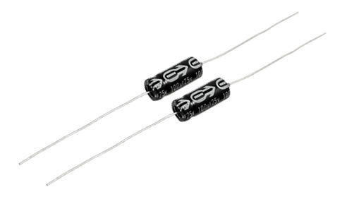 Capacitor (axial) 100 µF 25V