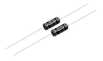 Capacitor (axial) 100 µF 25V