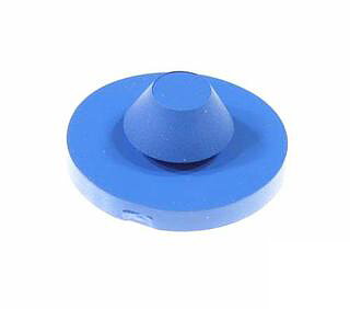 Round Blue Rubber Grommet 1"