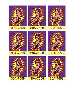 Laser Ball - Target Decal Set (9 pcs)
