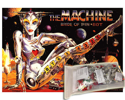 Komplett Premium NON-GHOSTING LED kit - The Machine: Bride of Pinbot