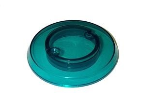 Bumper Cap - Teal Transparent