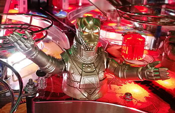 Custom Mechagodzilla Figure for Stern Godzilla Pro Machines