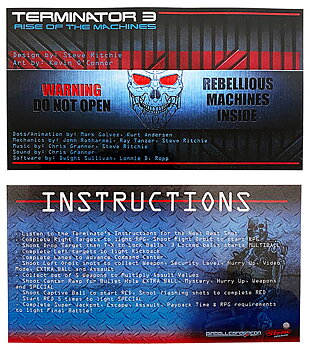 Instruktionskort - Terminator 3