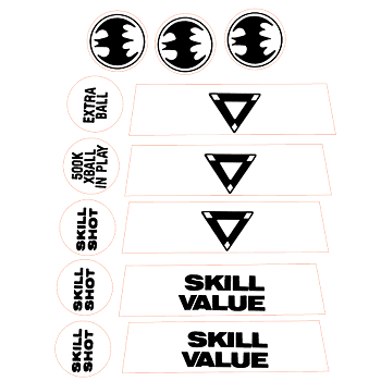 Batman (Data East) Decal Set 1