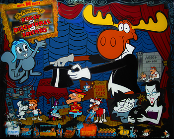 Adventures of Rocky and Bullwinkle and Friends - LED Backbox Kit