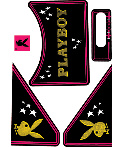 Playboy (Stern) Apron Decal Set