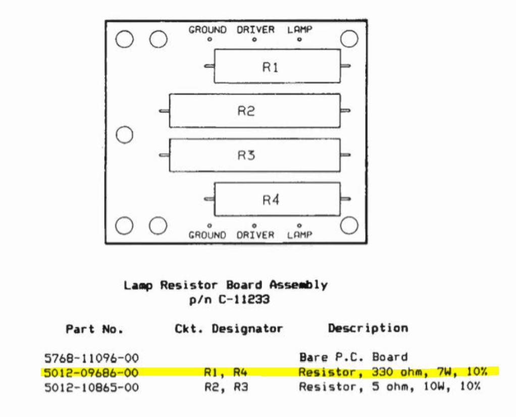 330 Ohm, 7 Watt Wirewound Resistor - 2