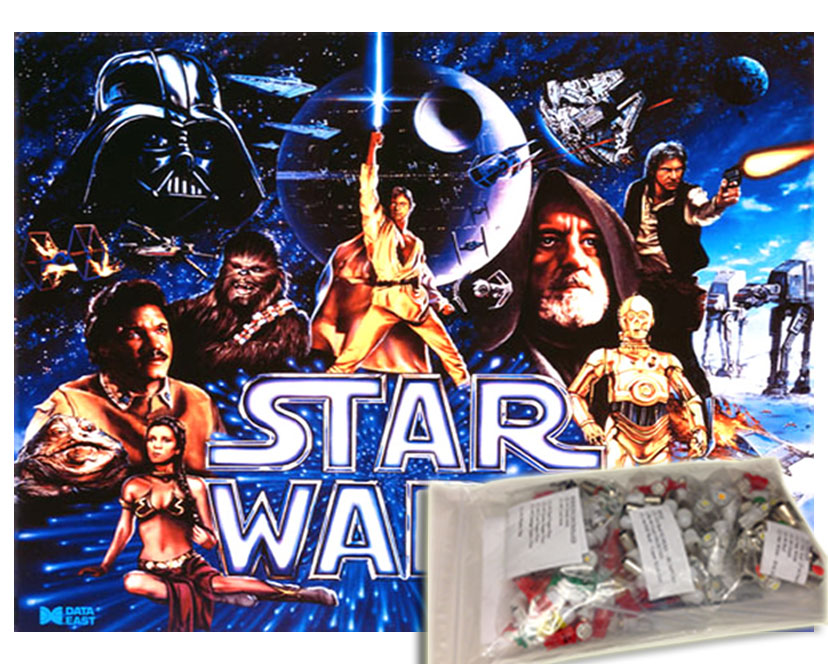 Complete Premium NON-GHOSTING LED-kit - Star Wars (Data East)