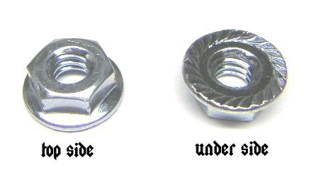 Coin Door Whiz Flange Locknut (1/4-20 )