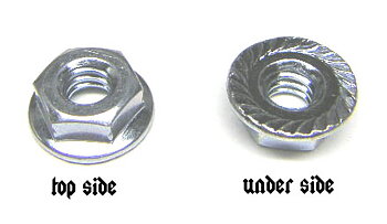 Coin Door Whiz Flange Locknut (1/4-20 )