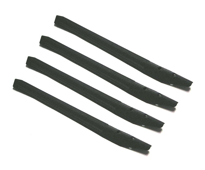 Stern/Sega Black Ribbed Legs - Set of 4