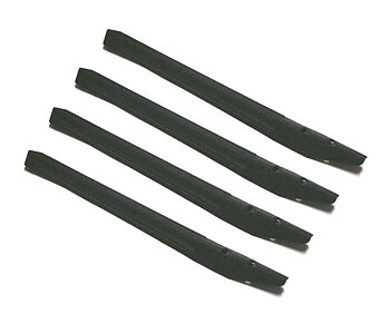 Stern/Sega Black Ribbed Legs - Set of 4