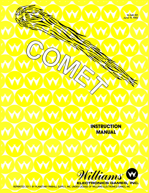 Comet (Williams) - Manual