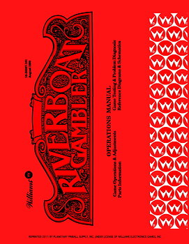Riverboat Gambler (Williams) - Manual
