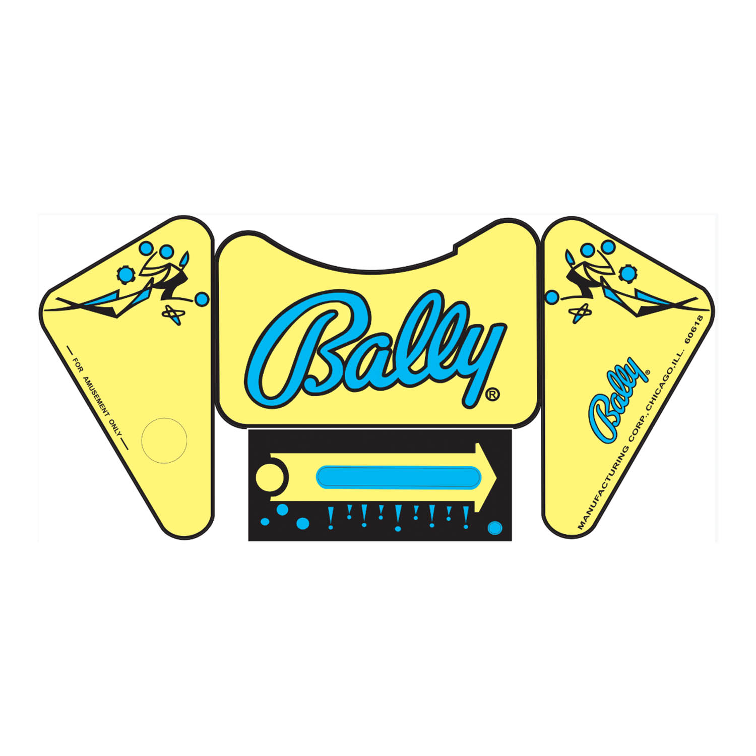 Hang Glider Apron Decal Set