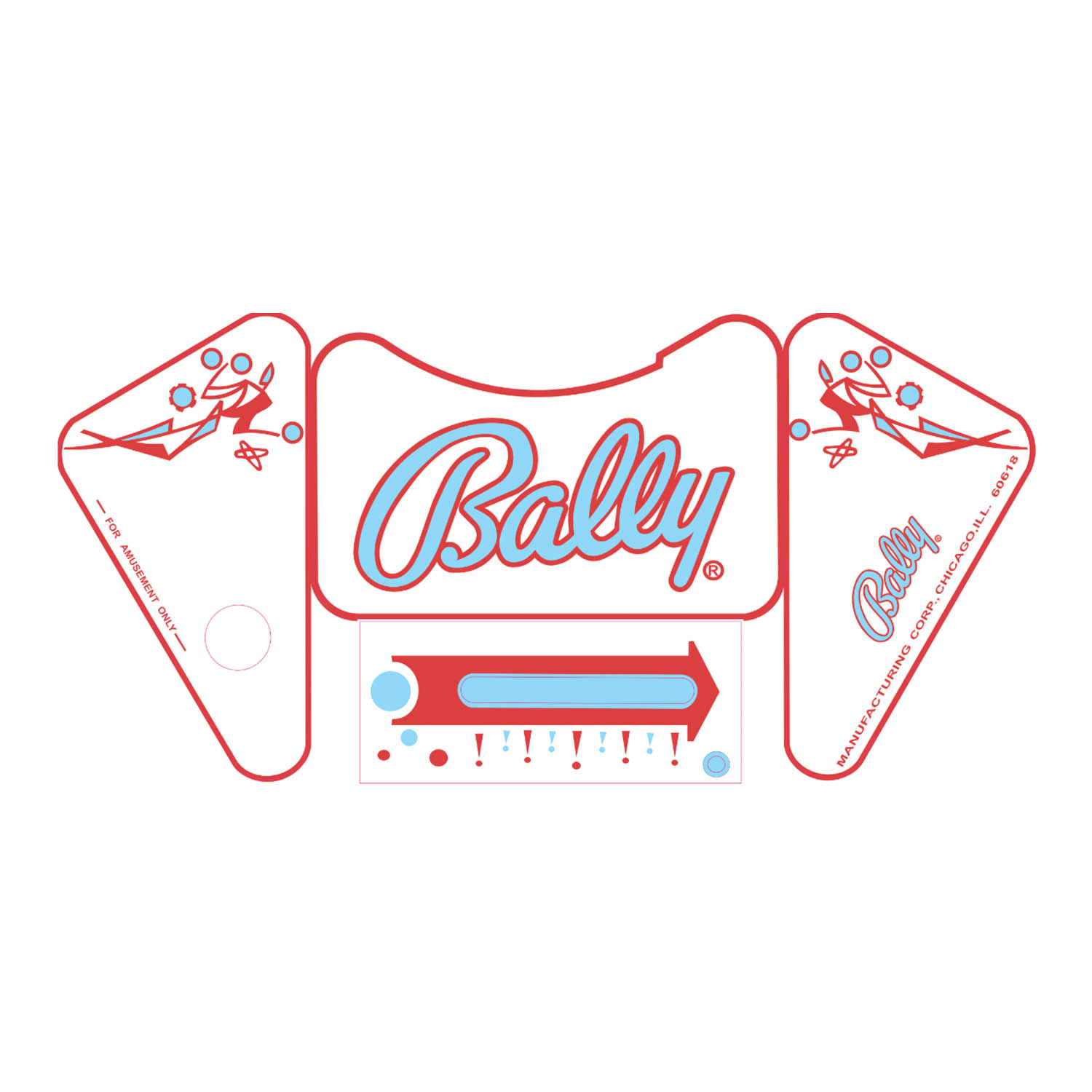 Night Rider Apron Decal Set