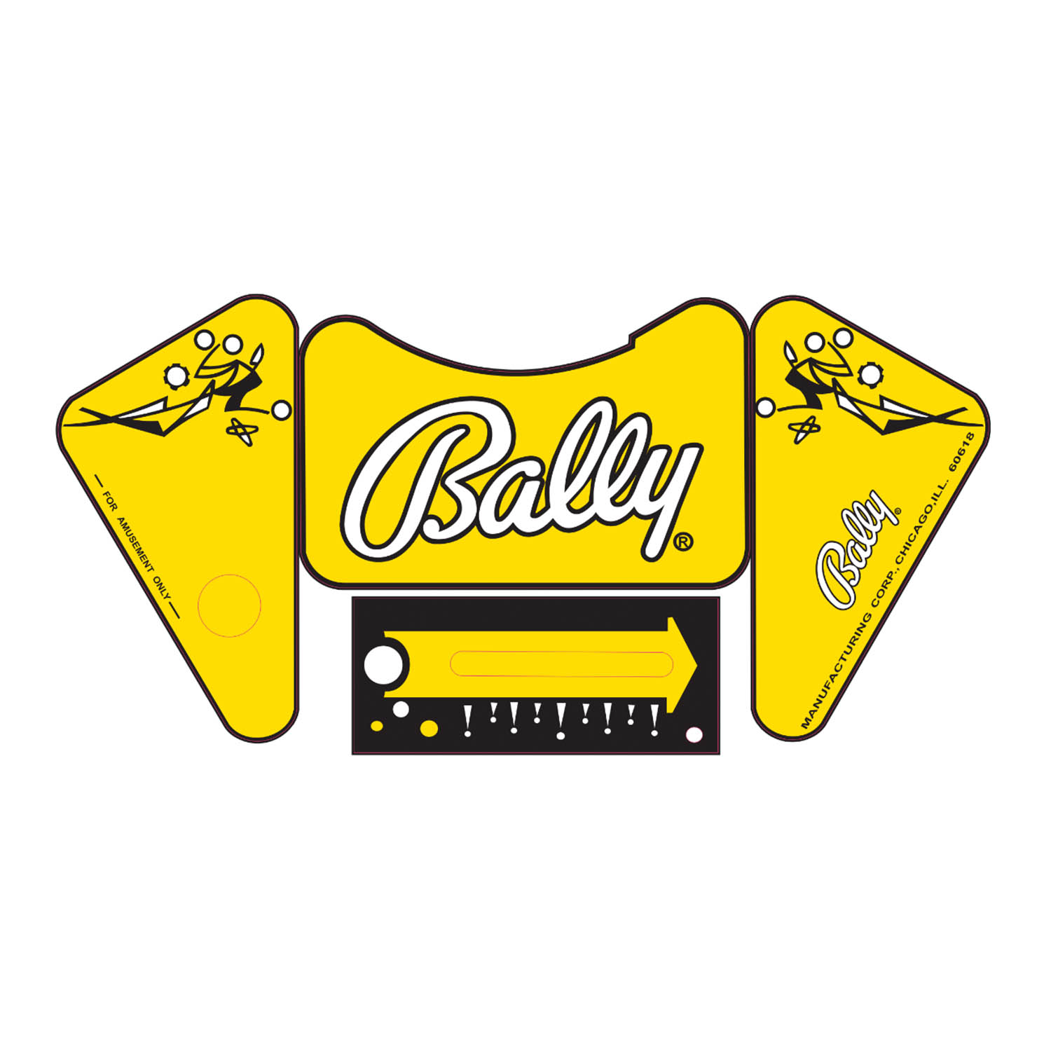 Wizard Apron Decal Set
