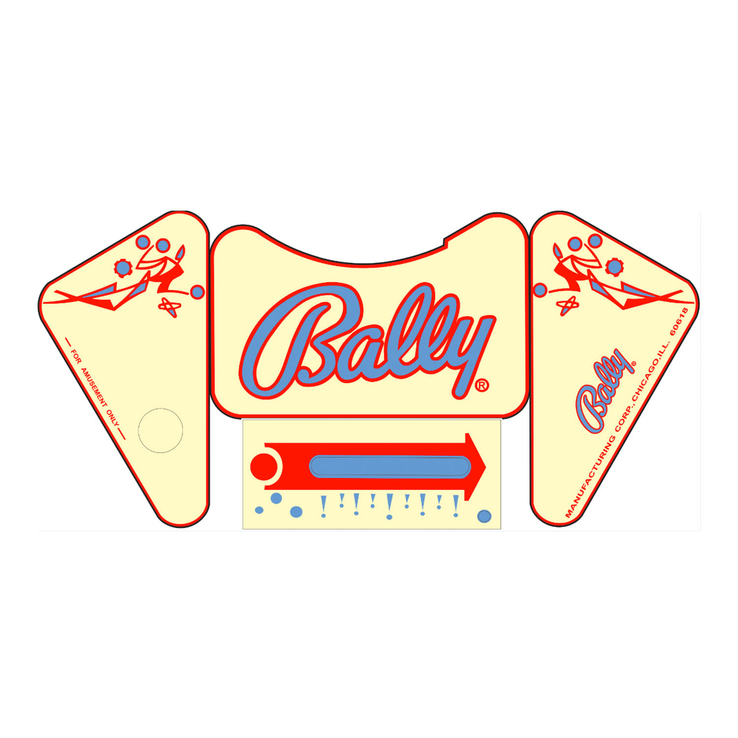Supersonic Apron Decal Set