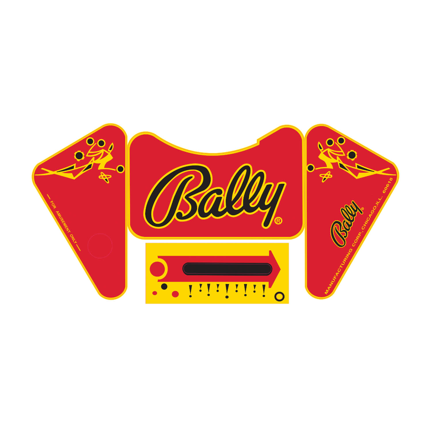 Voltan Apron Decal Set