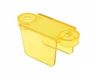 Plastguide dubbelsidig  - Gul (transparent)