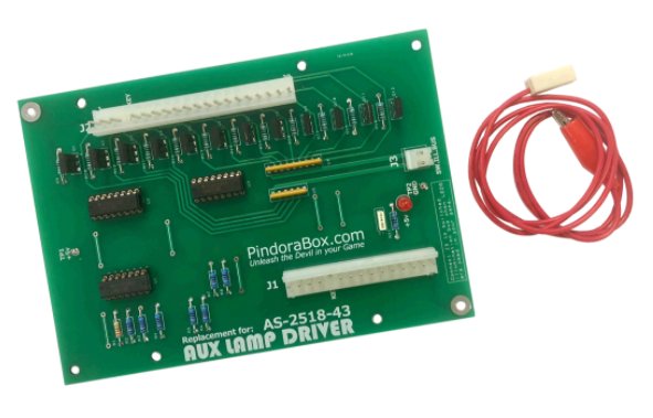 Aux LED/Lamp Driver Board for Bally/Stern (AS-2518-43)