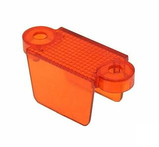 Plastguide dubbelsidig  - Amber (transparent)