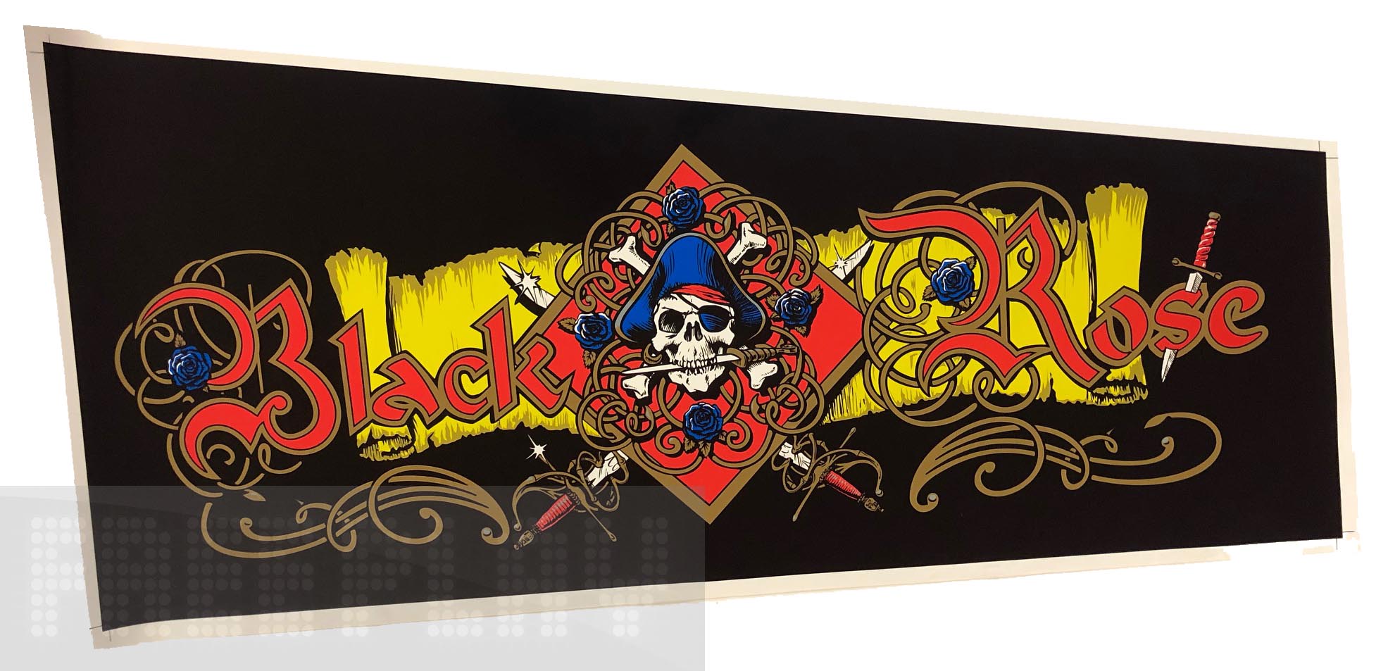 Black Rose - Kabinettdekaler - 2