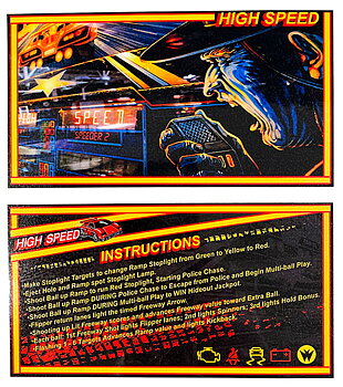 Instruktionskort - High Speed