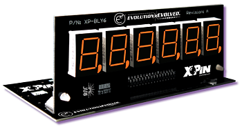 6-Digit LED Display for Classic Bally & Stern Games - ORANGE