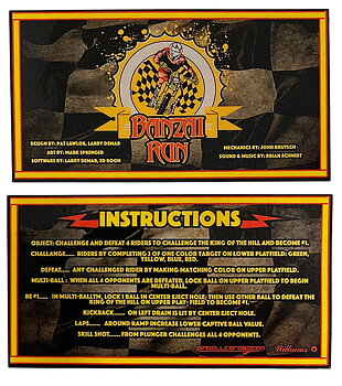 Instruktionskort - Banzai Run