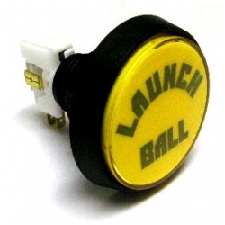 Bally "Launch Ball" Button - Yellow