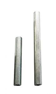 Metal Hex Spacers - 1-7/8" and 3-1/16" (#8-32 Thread, Female/Female)