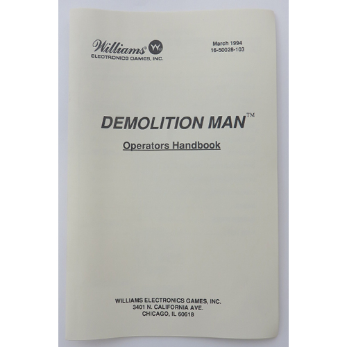 Demolition Man - Operator Handbook