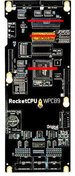 Williams / Bally  -  WPC89 CPU Board - RocketCPU