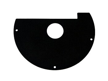 Pushbutton Cabinet Shield Set Black