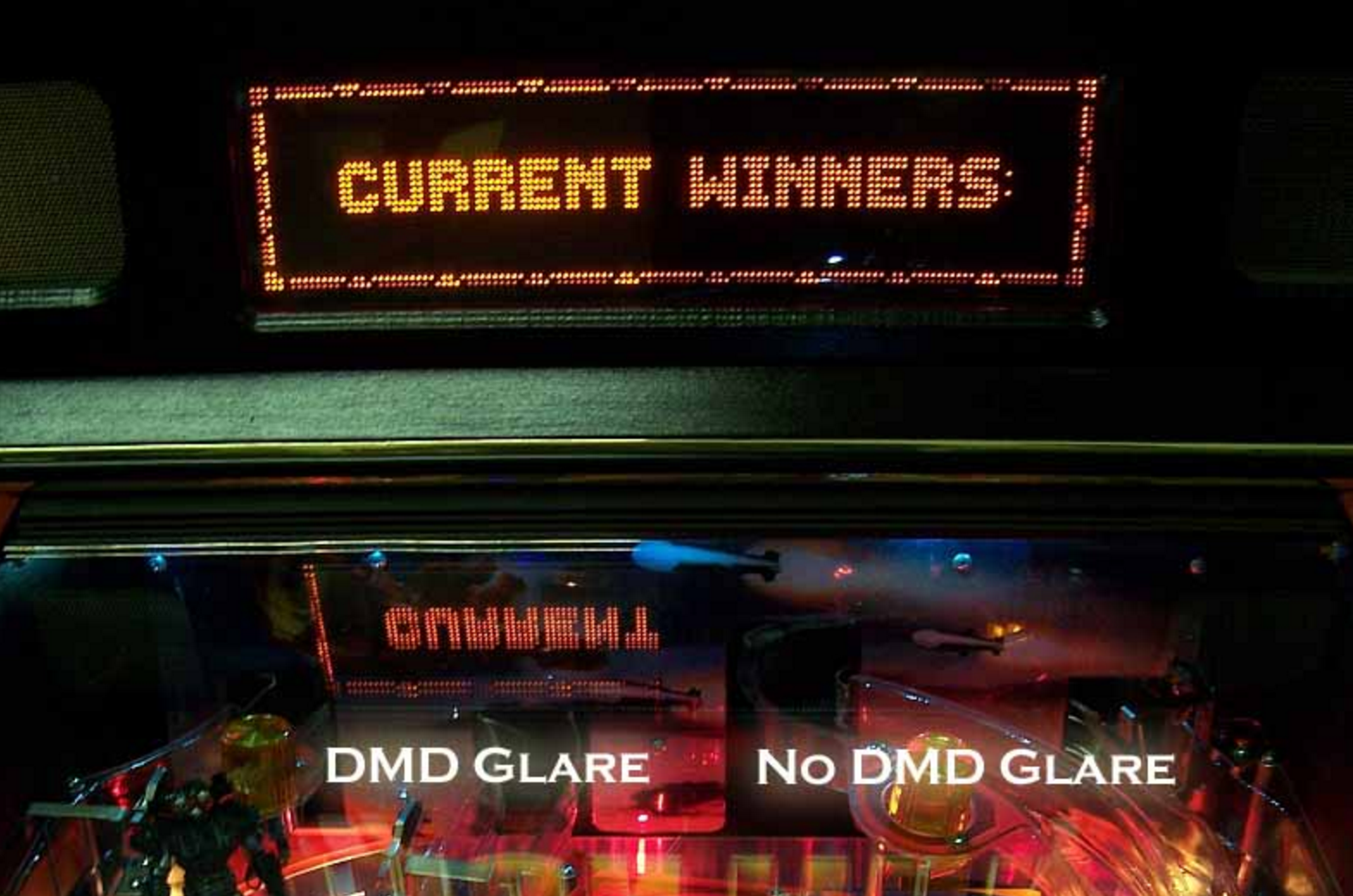DMD No Glare Film For Stern Pinball Machines - Outer Mounting