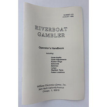Riverboat Gambler - Operator Handbook