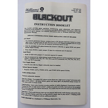 Blackout - Operator Handbook