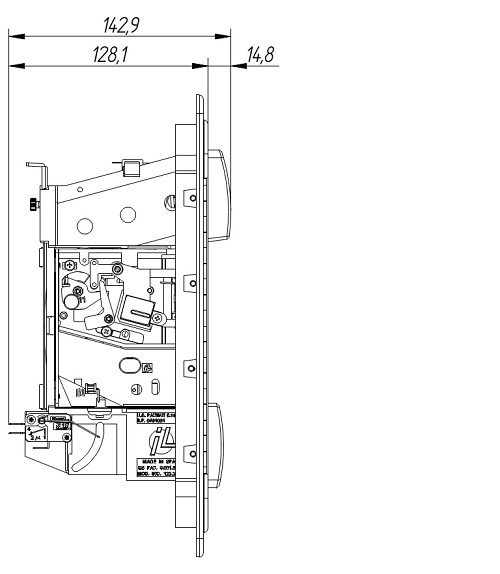 Coin Door Standard 2 Slot - 3