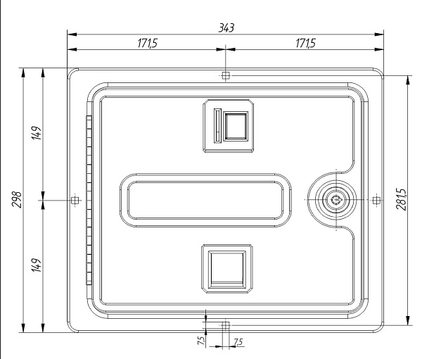 Coin Door Standard 2 Slot - 2