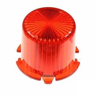Plastic Light Dome, twist on - Red