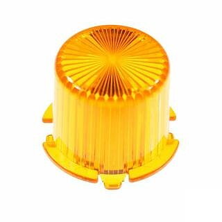 Plastic Light Dome, twist on - Orange