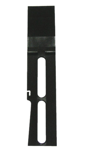 Drop Target Stern Rollover, Svart (0.315" bred topp)