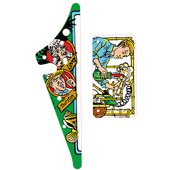 Gilligan's Island - Playfield plastics