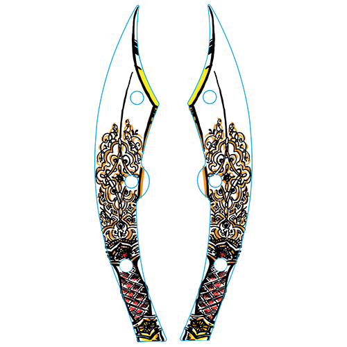 Tales of the Arabian Nights - Plastic no 22 (pair)