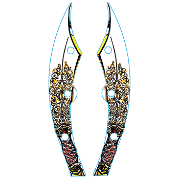 Tales of the Arabian Nights - Plastic no 22 (pair)