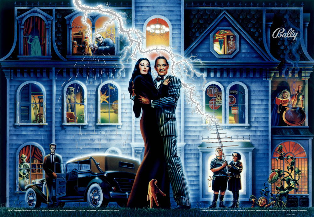 The Addams Family Playfield LED GI kit
