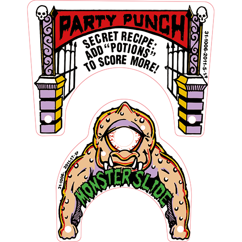 Elvira and the Party Monsters - Spelplansplaster