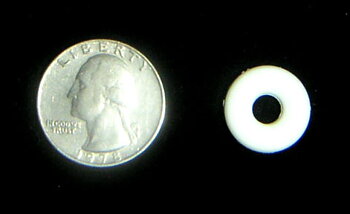 7/32" White Rubber Ring